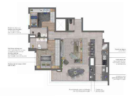 Apto. Tipo - 87 m²