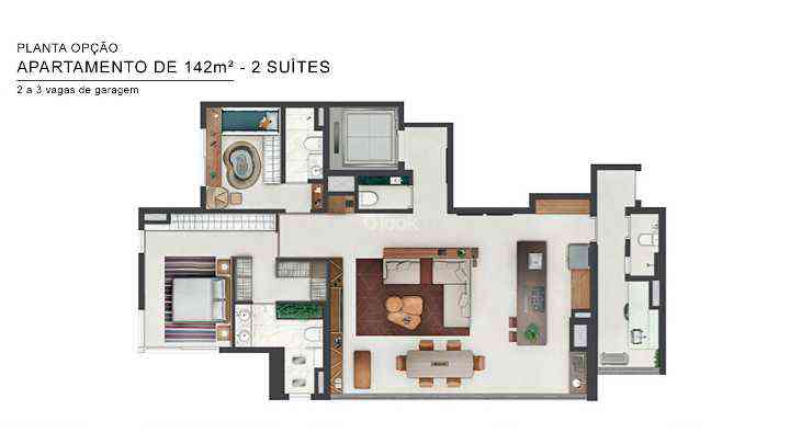 Apto. Tipo - 100 m²