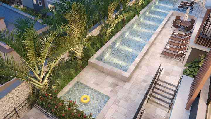 Imagem Aérea piscina