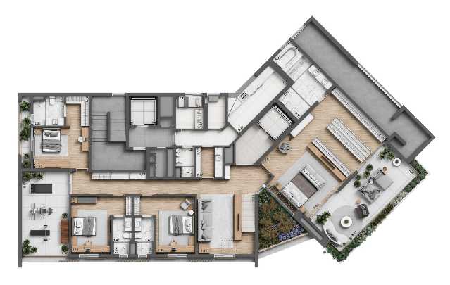 Cobertura - 663 m²