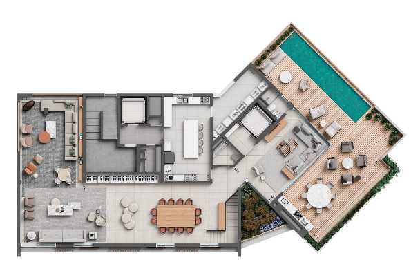 Cobertura - 663 m²